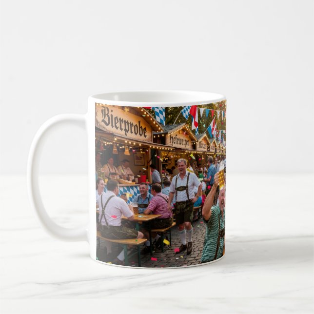 Warm Bavarian Oktoberfest Gathering Mug (Left)