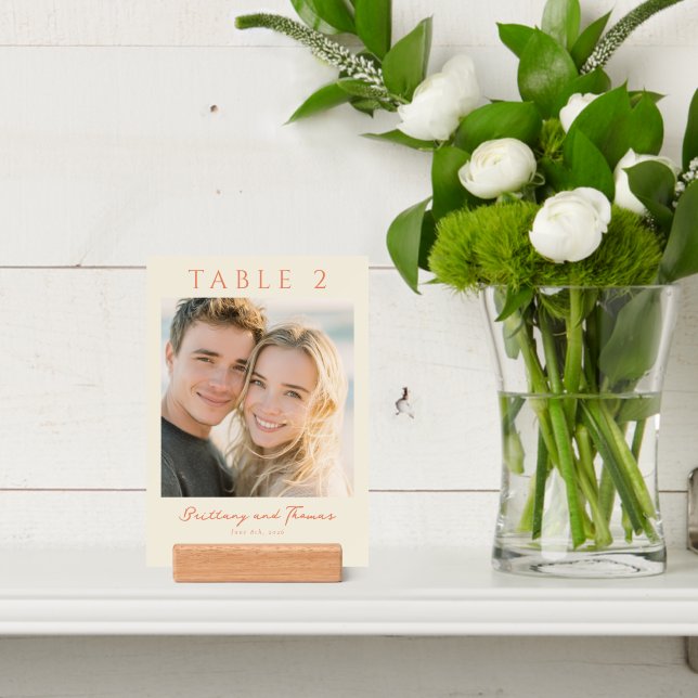Warm Beige Minimalist Photo Holder (Insitu 4)