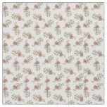 Warm Blossom Harmony Floral Pattern Fabric