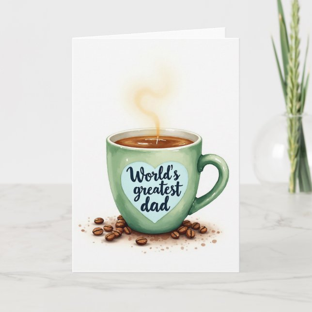 Warm Brew Fathers Day Card (Front)