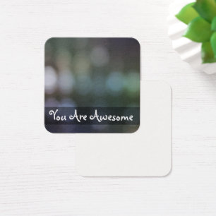 Warm Bright Patterned Light, Bokeh Photo Message