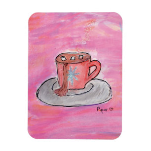 Warm CHOColate Wishes - Kids Art for CHOC Magnet