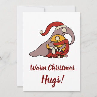 Warm Christmas Hugs Holiday Card