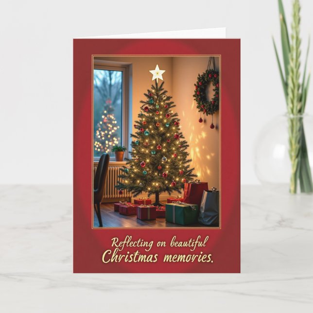 Warm Christmas Interior Card (Front)