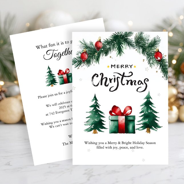 Warm Christmas Party Invitation (Creator Uploaded)