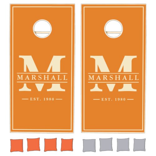 Warm Citrus Name & Initial Overlay