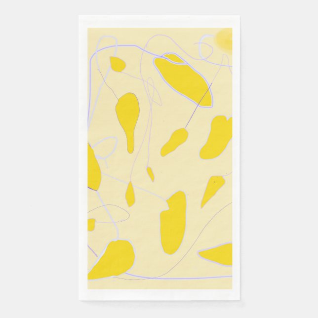 Warm color design napkin (Front)