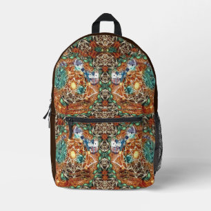 Warm Colorful Modern Backpack by Joya Eve