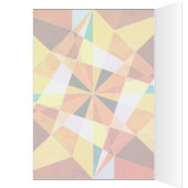 Warm Colors Cool Angular Geometric Shapes (Inside (Left))