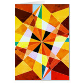 Warm Colors Cool Angular Geometric Shapes (Front)