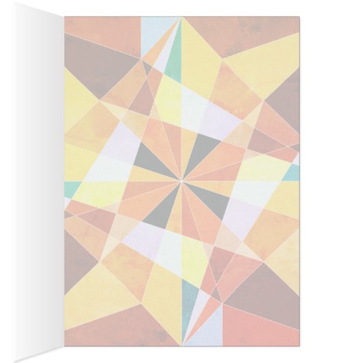 Warm Colors Cool Angular Geometric Shapes (Inside (Right))