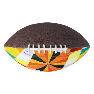 Warm Colors Cool Angular Geometric Shapes Football