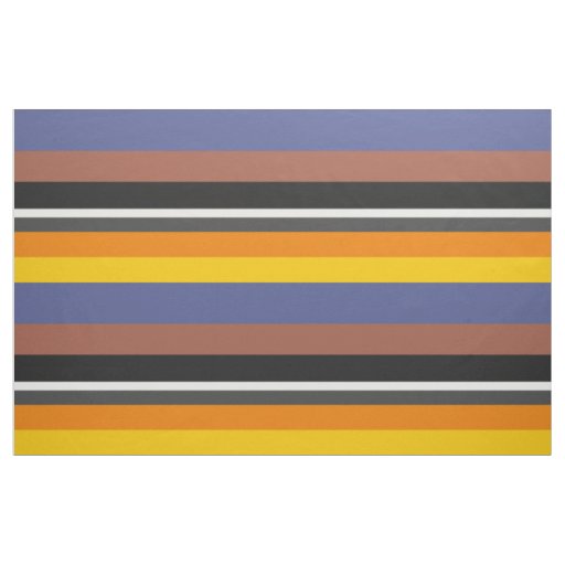 Warm Colors Familiar Horizontal Rectangles Fabric