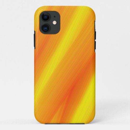 Warm colors painting stripes graphic iPhone 11 case