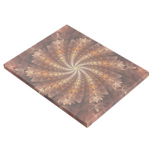 Warm Colors, Trippy Modern Fractal Art Pattern