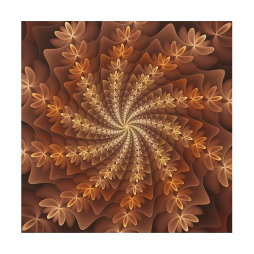 Warm Colors Trippy Modern Fractal Art Pattern