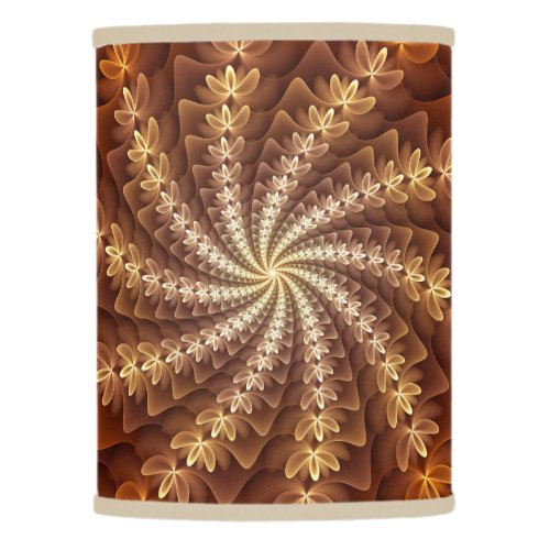 Warm Colors Trippy Modern Fractal Art Pattern Lamp Shade