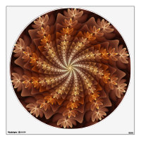 Warm Colors, Trippy Modern Fractal Art Pattern