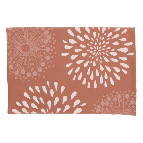 Warm Coral Colored Home Decor Pillow Case