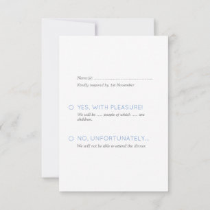 Warm Cosy Ski Winter Wedding Beanies and Mittens RSVP Card