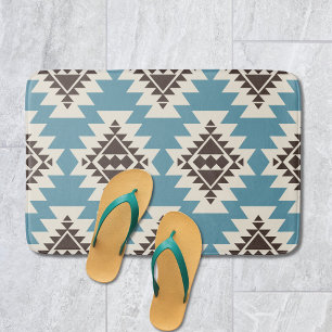 Warm Desert Dreams Southwestern Rustic Pattern Bath Mat