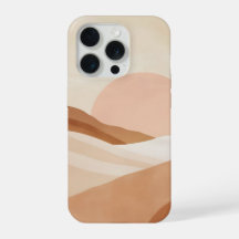 Warm Desert Sunrise Abstract Landscape Neutral