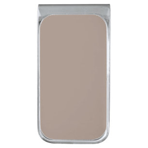 Warm Dusty Rose Background – Wedding Design Silver Finish Money Clip