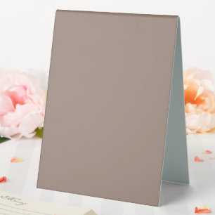 Warm Dusty Rose Background – Wedding Design Table Tent