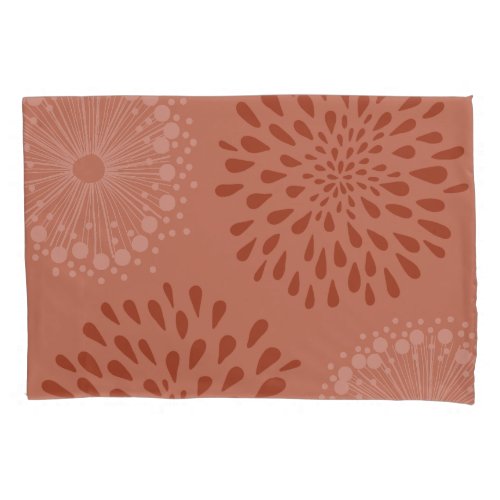 Warm Earthy Red Home Decor Pillow Case