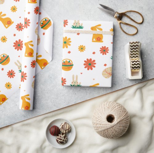 Warm Easter Wonderland Wrapping Paper