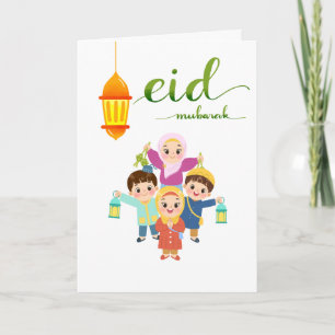 Warm Eid Celebration Design Card