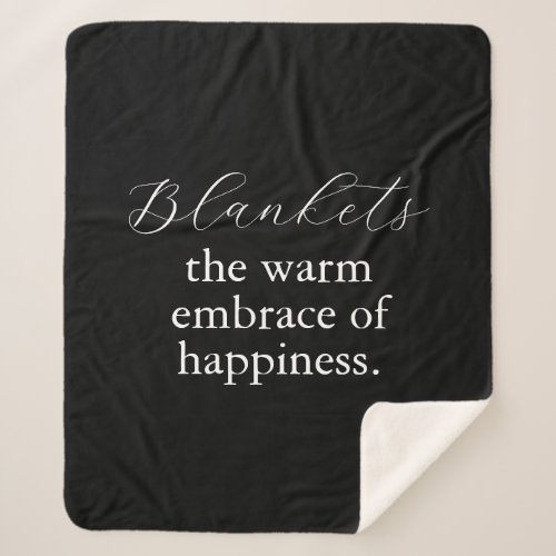 Warm Embrace of Happiness  Create your Own Sherpa Blanket
