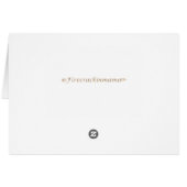 Warm Evening at Sea Card (Back Horizontal)