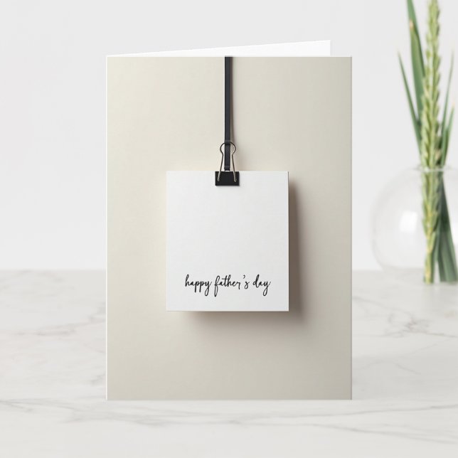 Warm Fathers Day Card (Front)