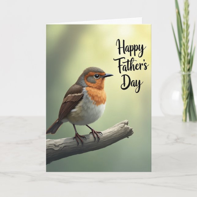 Warm Fathers Day Garden Card (Front)