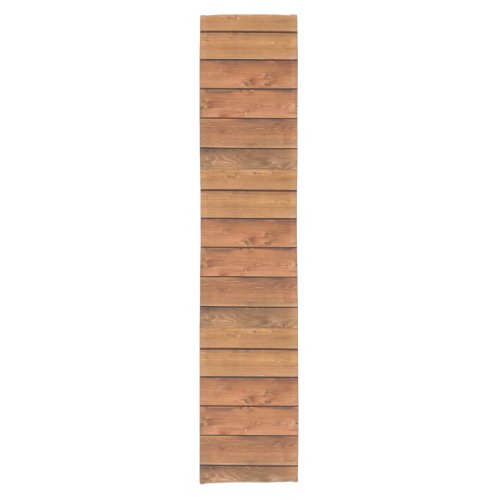 Warm Faux Weather_board Barn Siding 2 Table_runner Short Table Runner