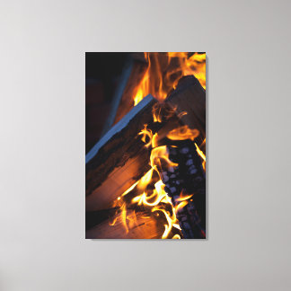 Warm Fire Canvas Print