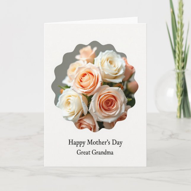 Warm Floral Mother Card (Front)
