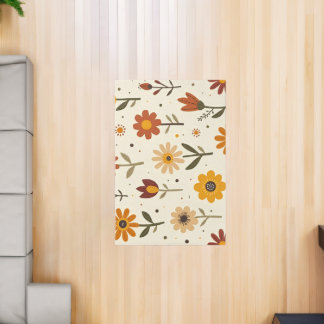 Warm Floral Rug