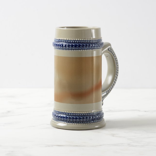 Warm Flow Abstract Beer Stein (Front Right)