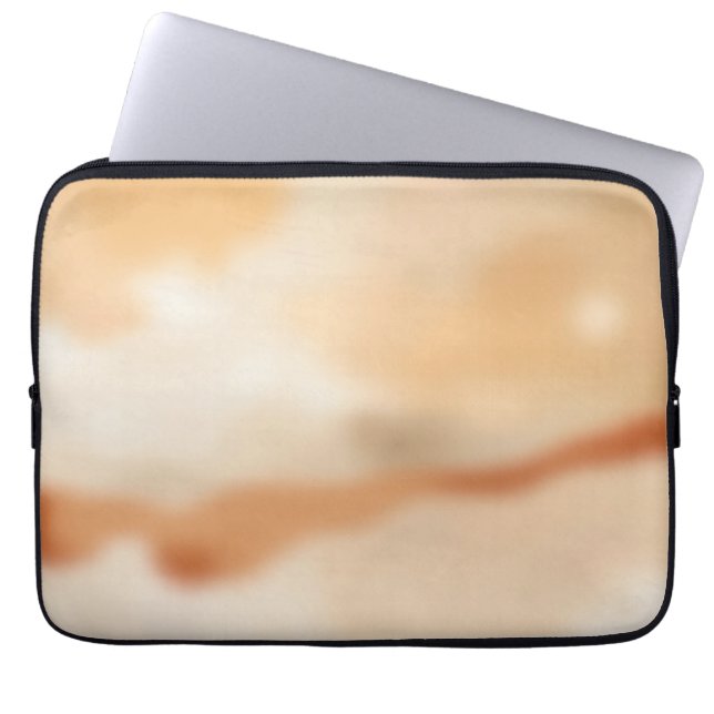 Warm Flow Abstract Laptop Sleeve (Front)
