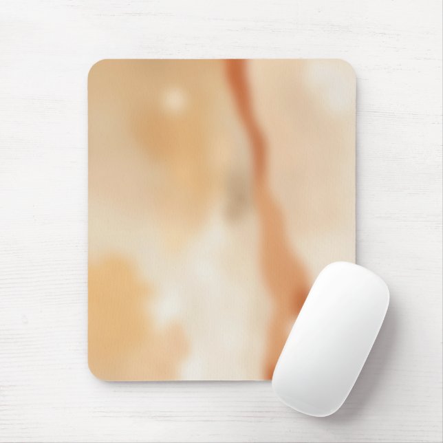 Warm Flow Abstract Mouse Pad (With Mouse)