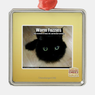 Warm Fuzzies Metal Ornament