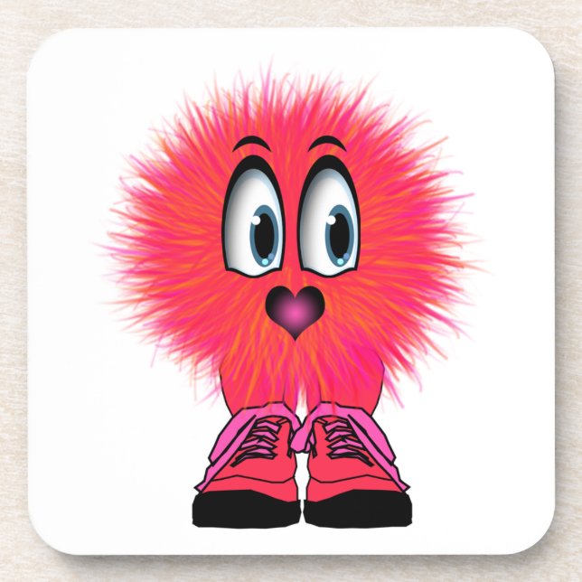 Warm Fuzzy Beverage Coaster (Front)
