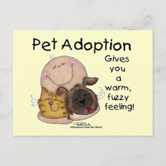 Warm, Fuzzy Feeling! Postcard