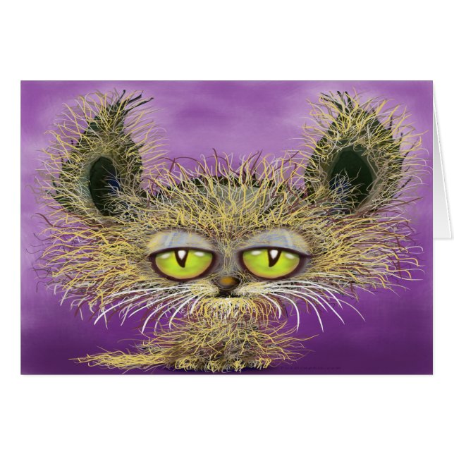 Warm Fuzzy Kitten Cards (Front Horizontal)
