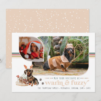 Warm & Fuzzy | Pet Holiday Photo Card