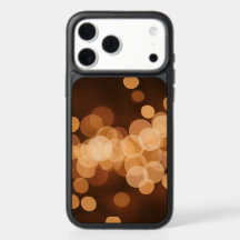 Warm Gold Abstract Glowing Bokeh Lights