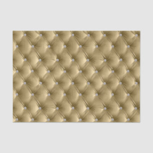 Warm Gold Chic Faux Velvet Tissue Paper