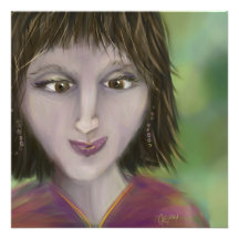 Warm Grace Personality Portrait Feminine Art